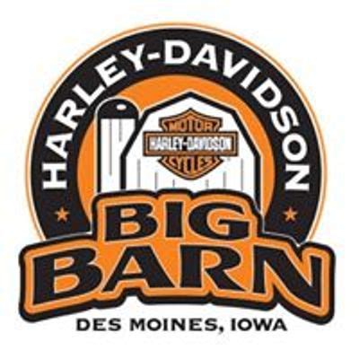 Big barn harley davidson - Big Barn Harley-Davidson® is a H-D® dealership in Des Moines, IA. As well as offering service, parts, rentals, and financing, we carry the latest from Harley-Davidson®, including 2017 and 2018 Street®, Sportster® Softail®, and Touring models. Home to the Des Moines H.O.G® chapter, we are conveniently located near the cities of Clive, Norwalk, Avon …